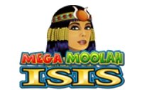 Mega Moolah Isis logo z napisem