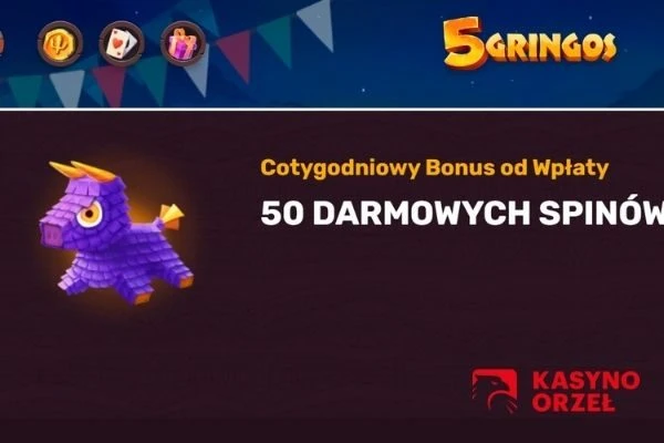 Darmowe spiny w 5gringos