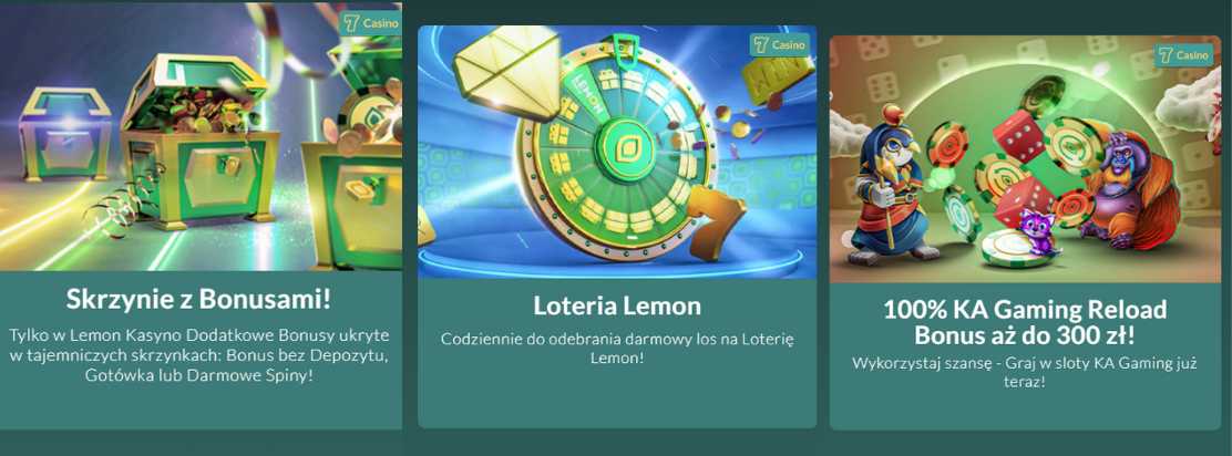 bonusy online w lemon casino