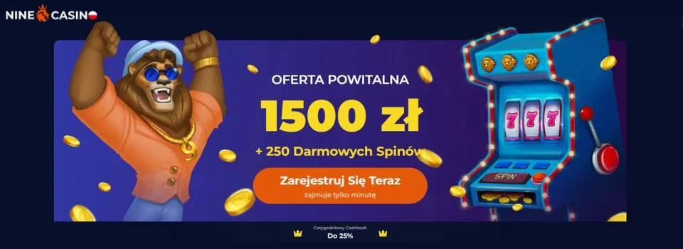 nine casino bonus powitalny