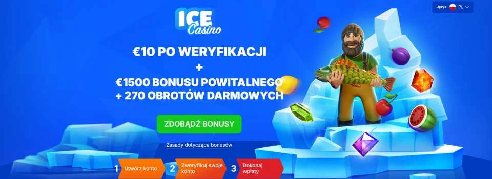 Ice Casino bonus bez depozytu