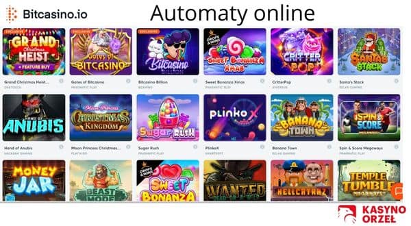 automaty online Bitcasino.io