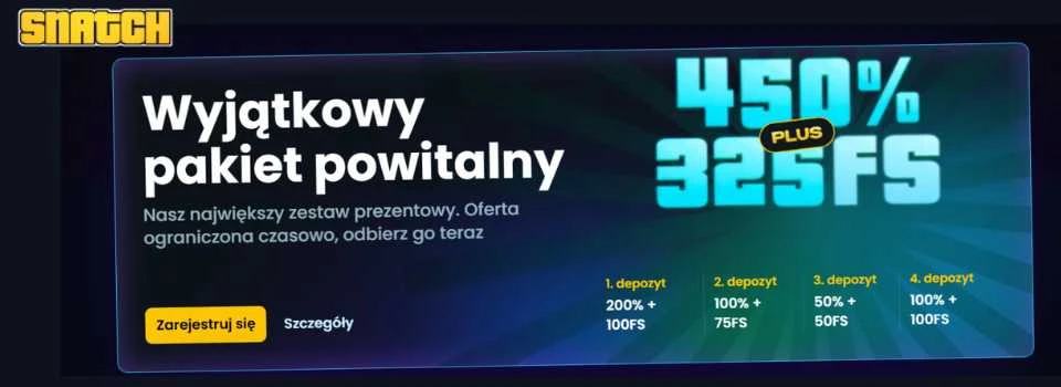 snatch bonus powitalny