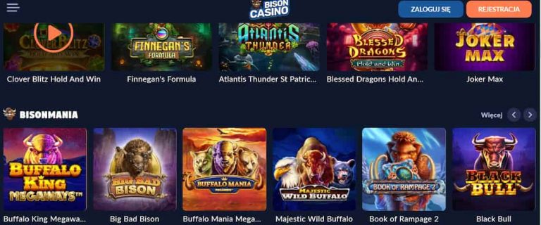Bison kasyno (PlayBison Casino) - Aktualna recenzja | Opinie