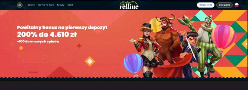 rollino casino bonus powitalny