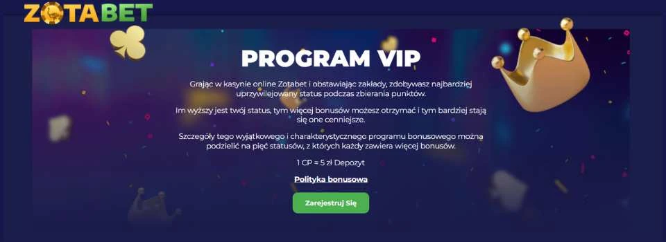 zotabet program vip