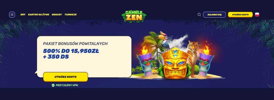 gamblezen kasyno bonus powitalny