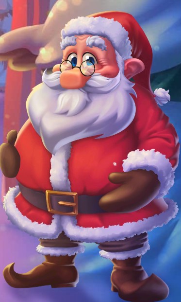 santa xmasdrop