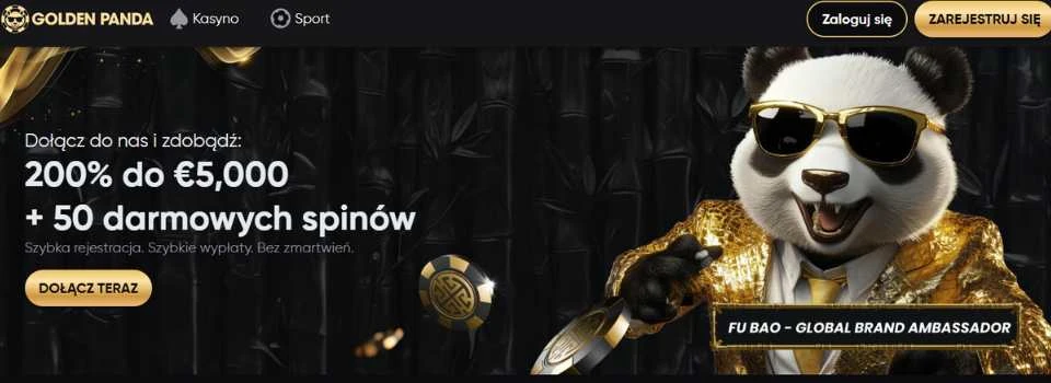 golden panda bonus powitalny