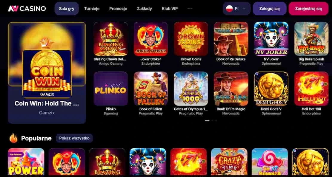 NV Casino sloty online