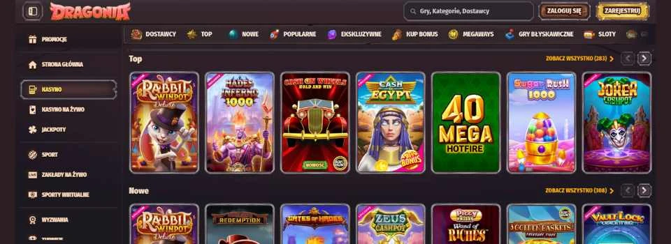 Dragonia kasyno automaty online