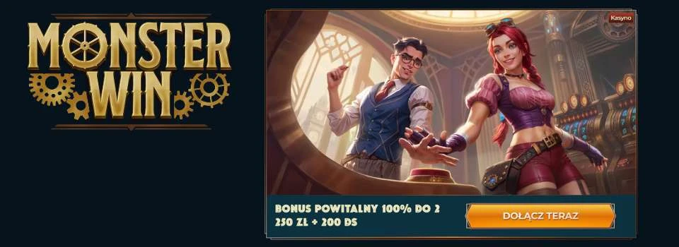 monsterwin kasyno bonus powitalny