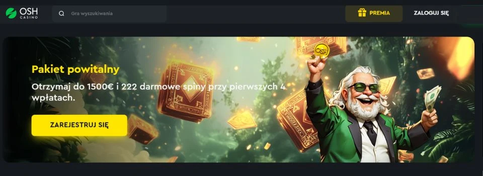 oshcasino bonus powitalny