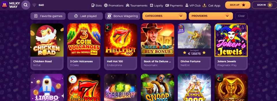 MilkyWay Caisno automaty