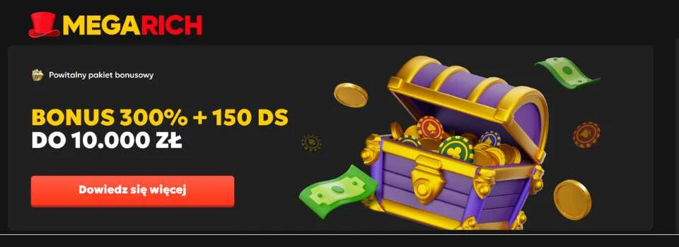 megarich casino bonus powitalny