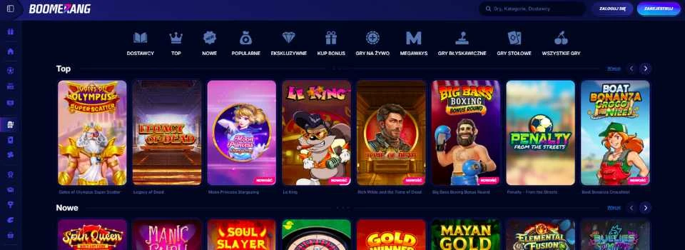 boomerangnet kasyno automaty online