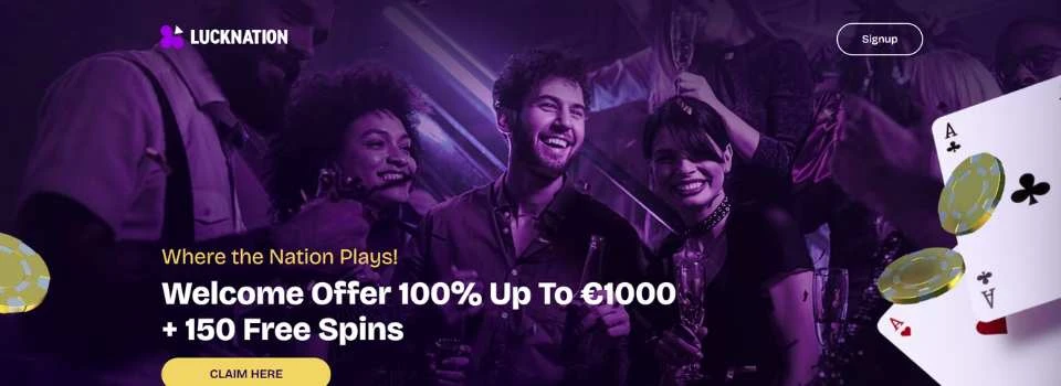 lucknation kasyno bonus powitalny