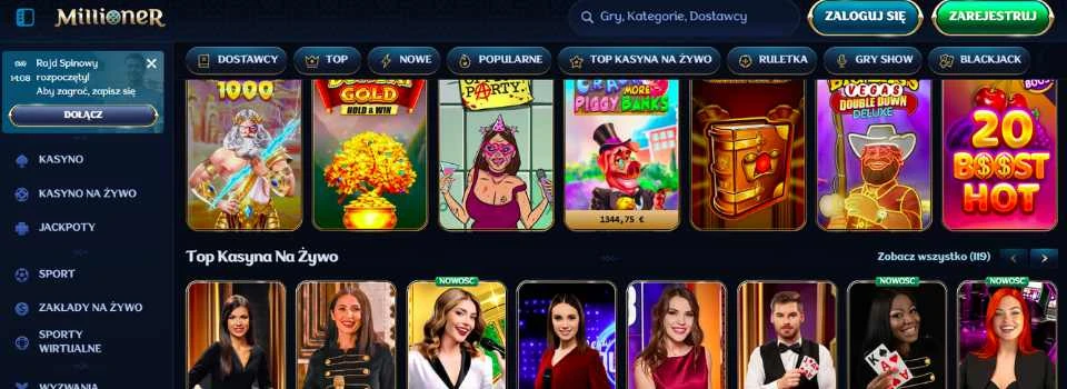 Millioner Casino automaty