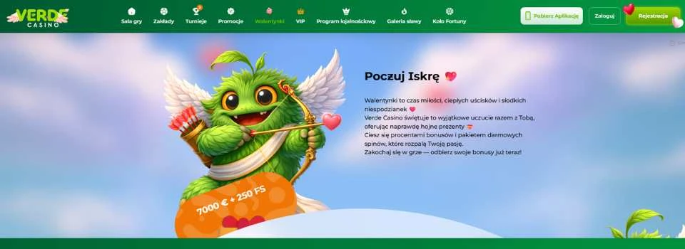 Verde Casino na walentynki