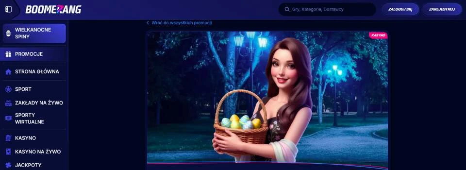 boomerangbet casino wielkanoc