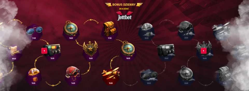 codzienna mapa bonusowa jettbet casino