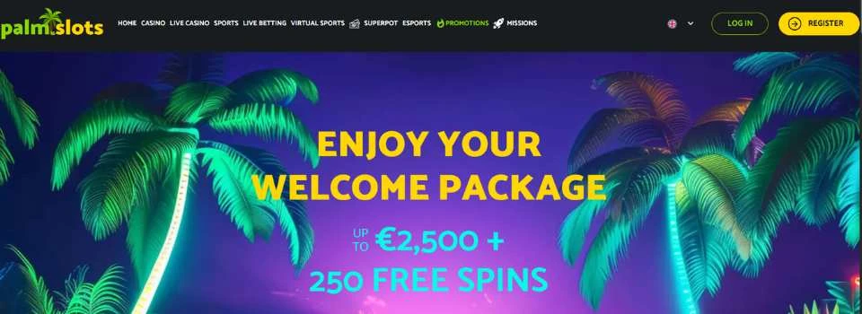 palmslots casino bonus powitalny