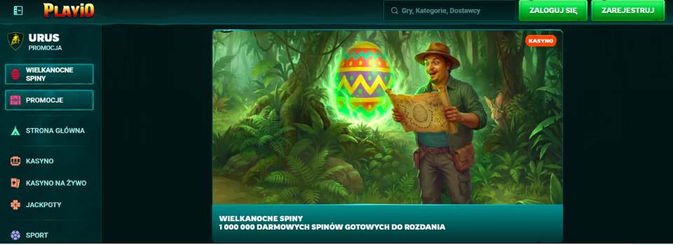 playio kasyno bonus na wielkanoc