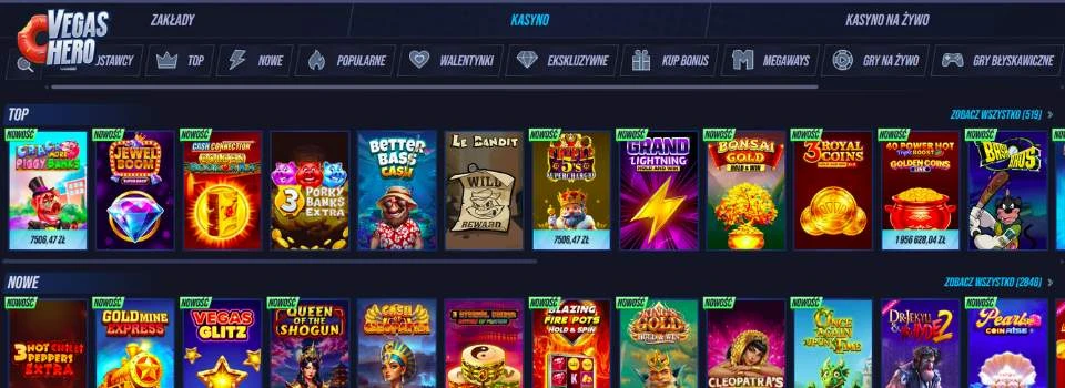 vegas hero casino automaty online