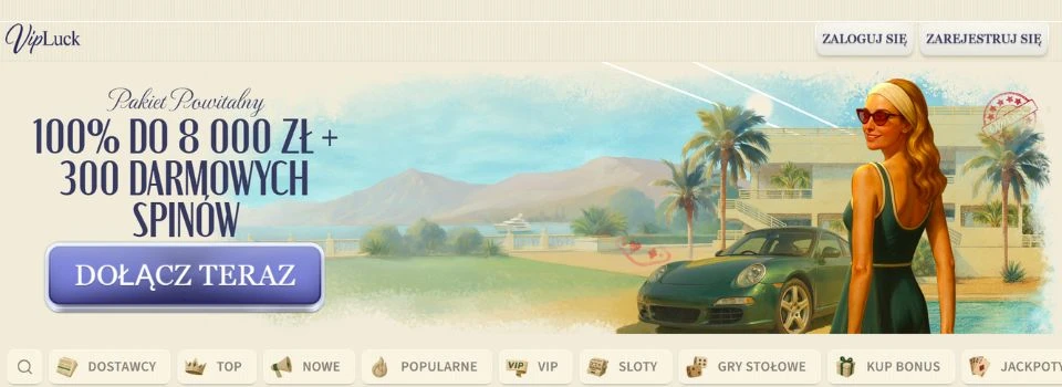 vipluck casino bonus powitalny