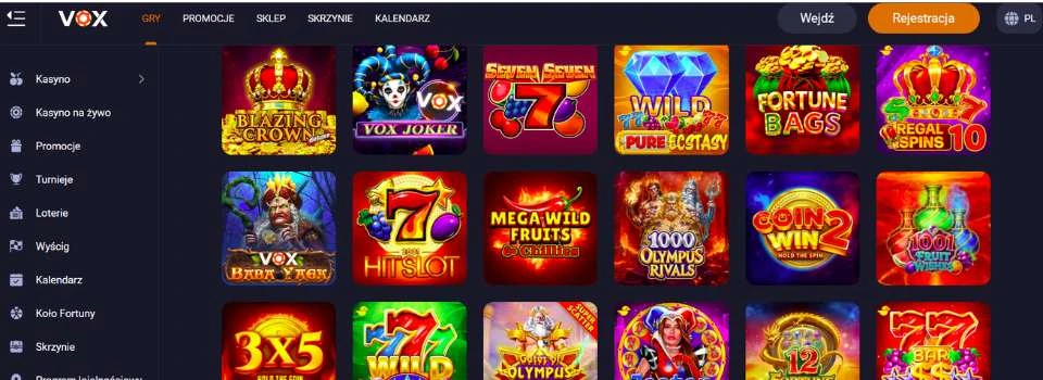 vox casino automaty