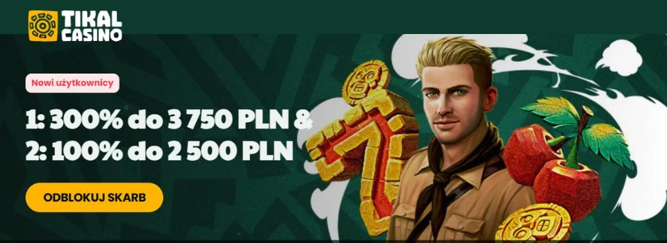 Tikal Casino bonus powitalny