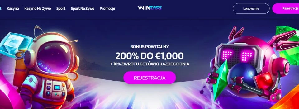 wintari bonus powitalny