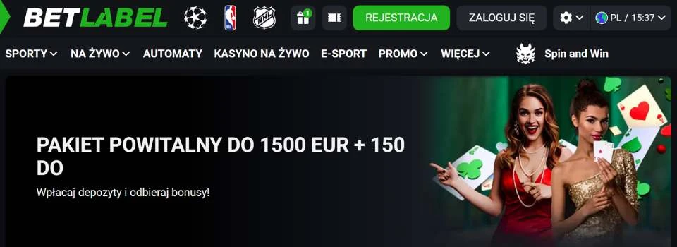 betlabel casino bonus na start