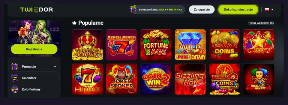twindor casino automaty online
