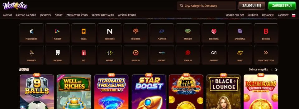 westace casino automaty online