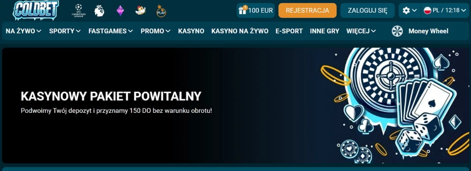 coldbet casino bonus powitalny