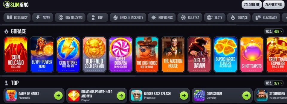 slimking casino gry