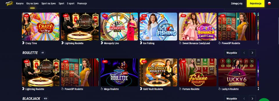 playbaze casino live