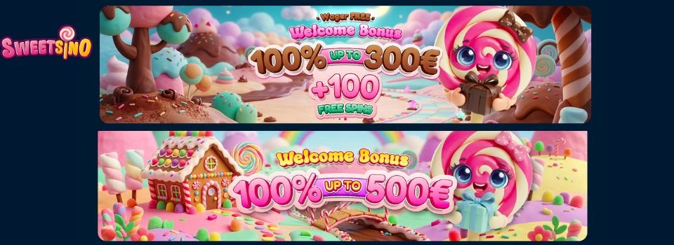 sweetsino casino pakiet powitalny