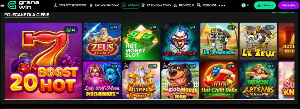 granawin casino automaty online